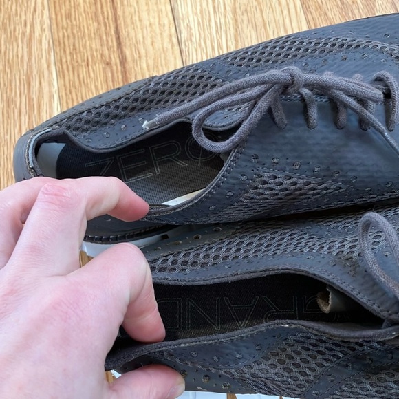 Cole Haan Grand Zero OS Gray Oxfords Light Shoes - Picture 2 of 6